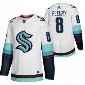 Seattle Kraken Trikot Cale Fleury 8 2021-22 Weiß Authentic - Herren